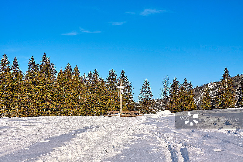 波兰塔特拉山脉的米图西山口图片素材
