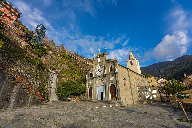 五渔村里奥马焦雷图片素材