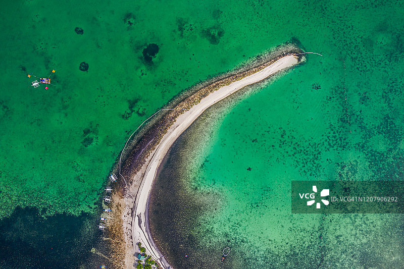 薄荷岛附近处女岛航拍图片素材