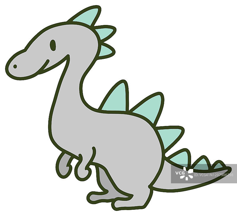 可爱龙矢量插画图片素材