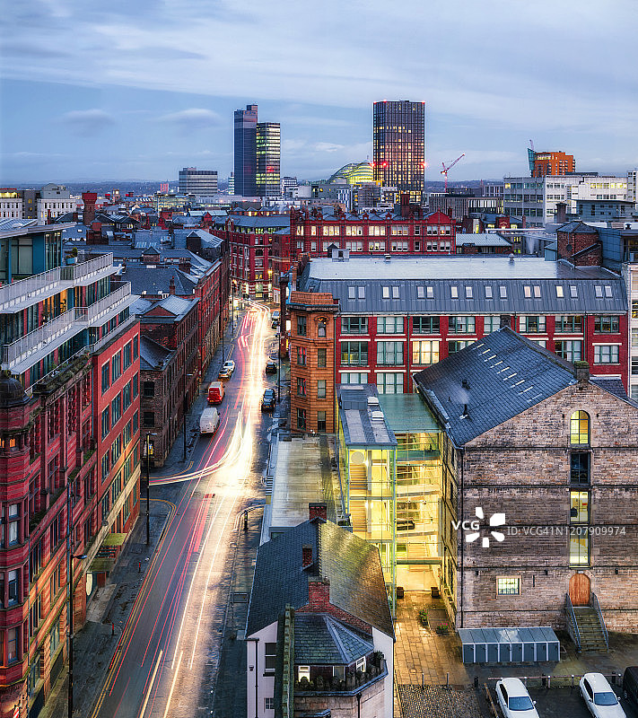 曼彻斯特市中心图片素材