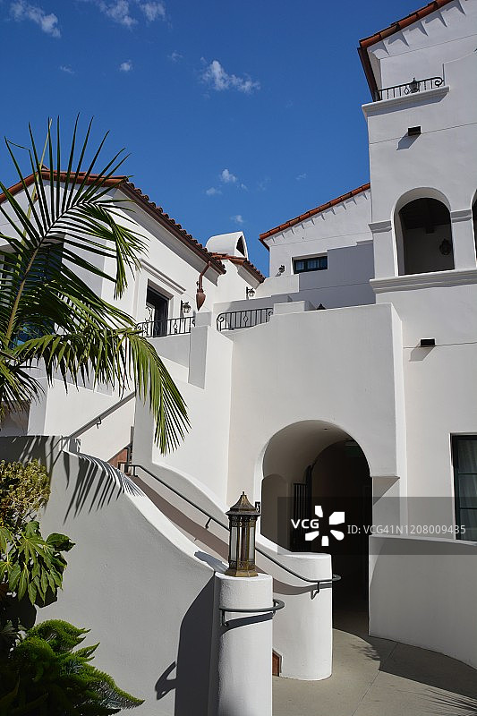 圣巴巴拉的停车场图片素材