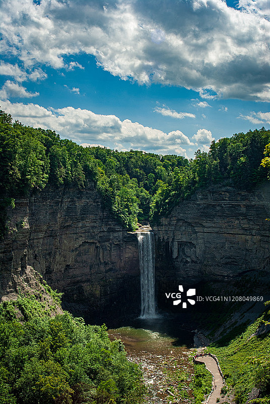 莱奇沃思州立公园瀑布图片素材