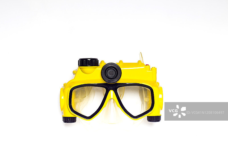浮潜设备，夏季游泳乐趣概念图片素材