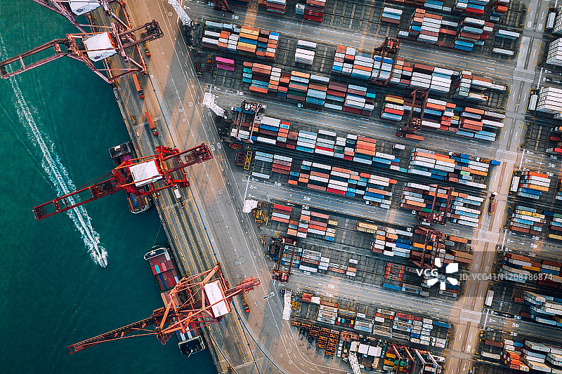 中国进出口业务物流图片素材