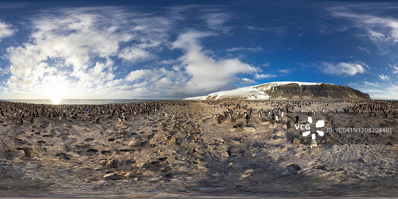 南极罗斯海的富兰克林岛图片素材