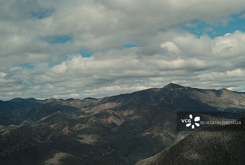普埃布拉州特瓦坎的落基山脉图片素材