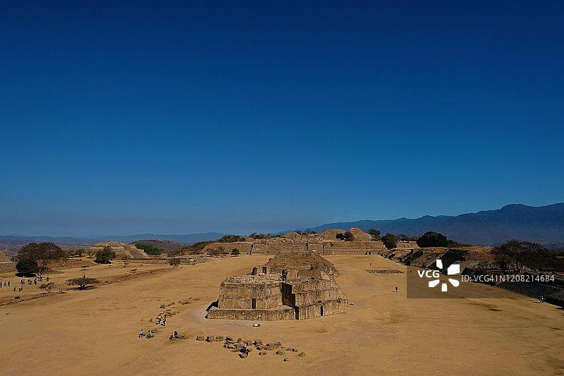 蒙特阿尔班考古遗址城市风光图片素材