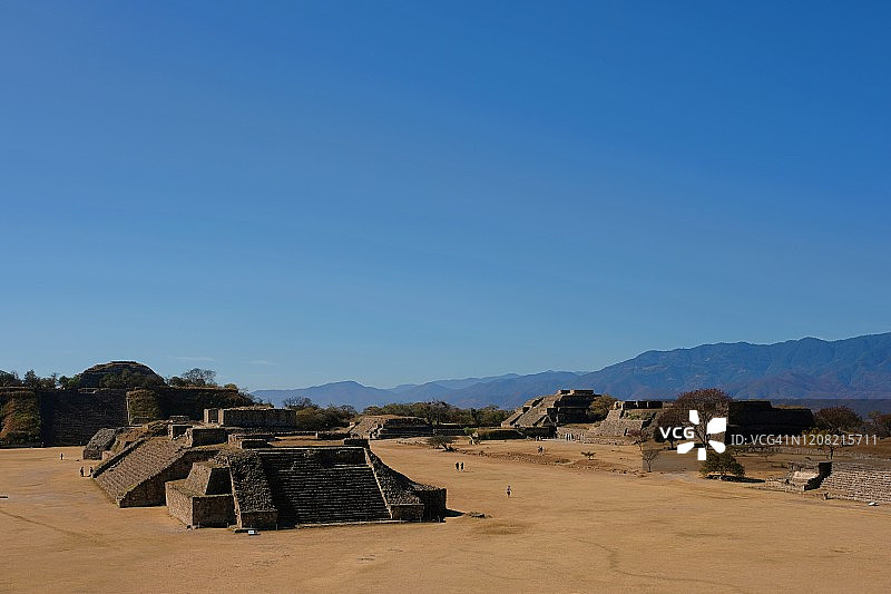 蒙特阿尔班考古遗址城市风光图片素材