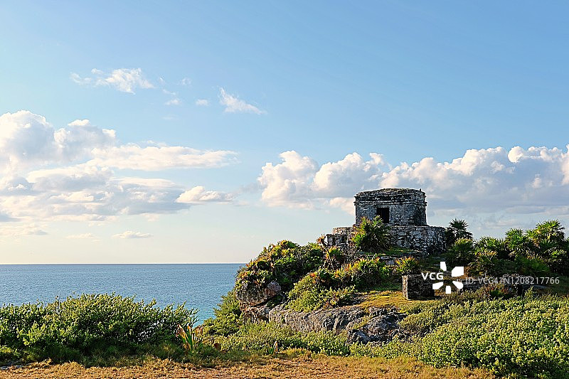 墨西哥金塔纳罗奥州图卢姆遗址图片素材