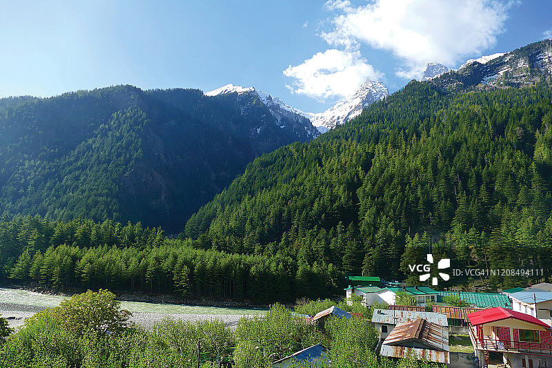 印度北阿坎德邦甘戈德里-哈西尔图片素材