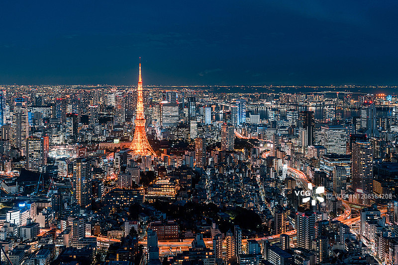 东京夜景图片素材
