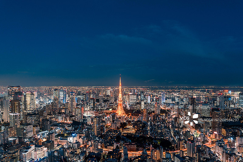 东京夜景图片素材