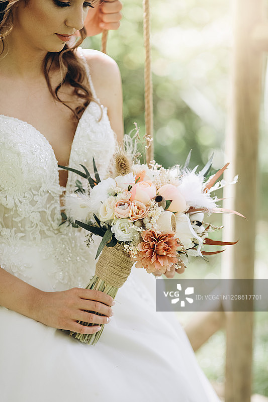 乡村婚礼花束图片素材