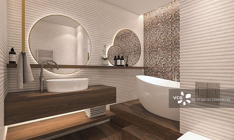 现代浴室图片素材