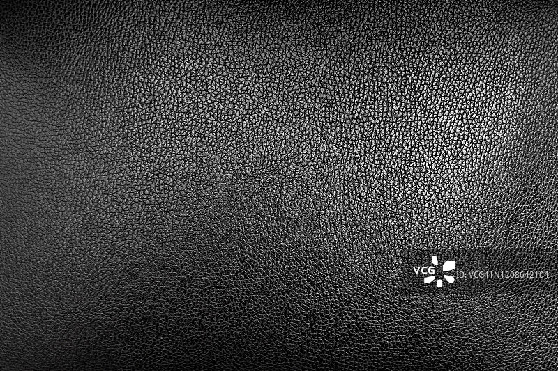 黑色皮革纹理背景特写图片素材