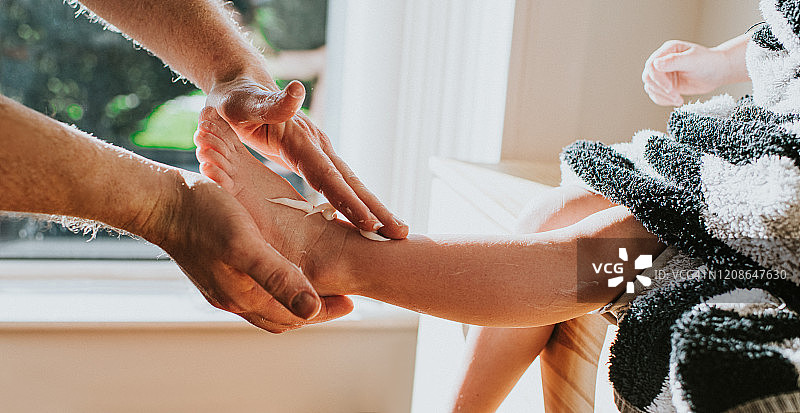 腿部乳液图片素材