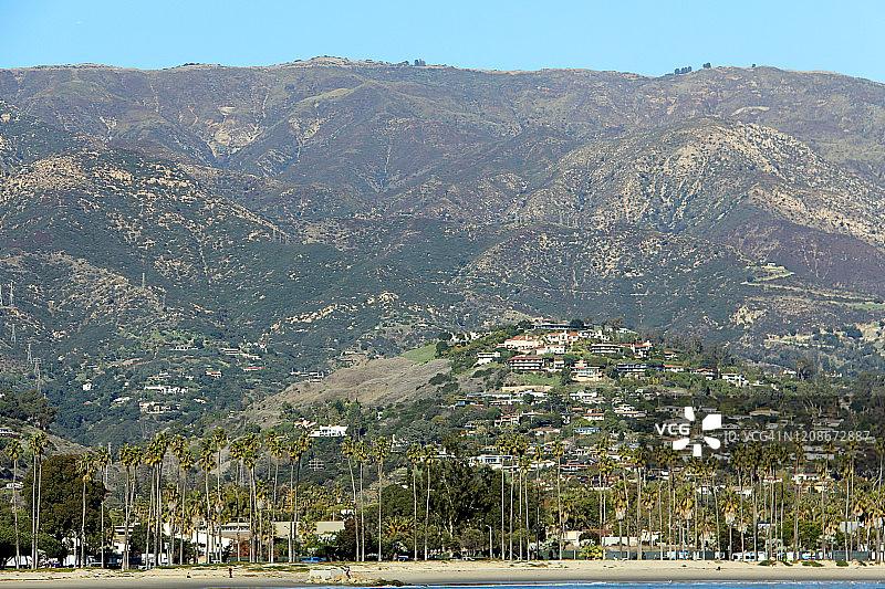 圣巴巴拉城市景观图片素材