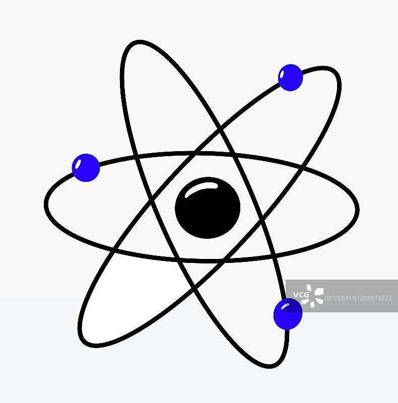 原子分子科学符号绘图图片素材