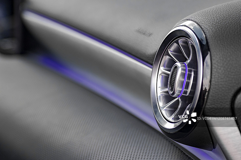 现代豪华汽车通风口图片素材