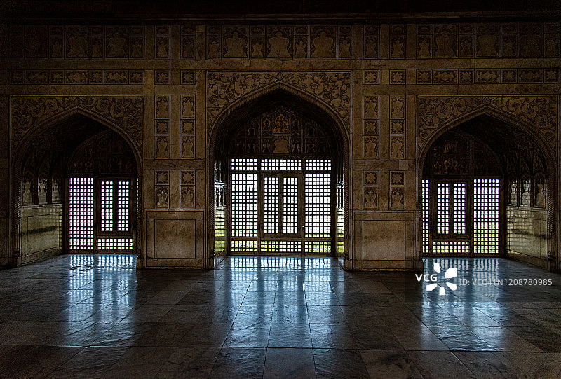 莫卧儿王朝在阿格拉堡的住所：阿格拉奇观图片素材