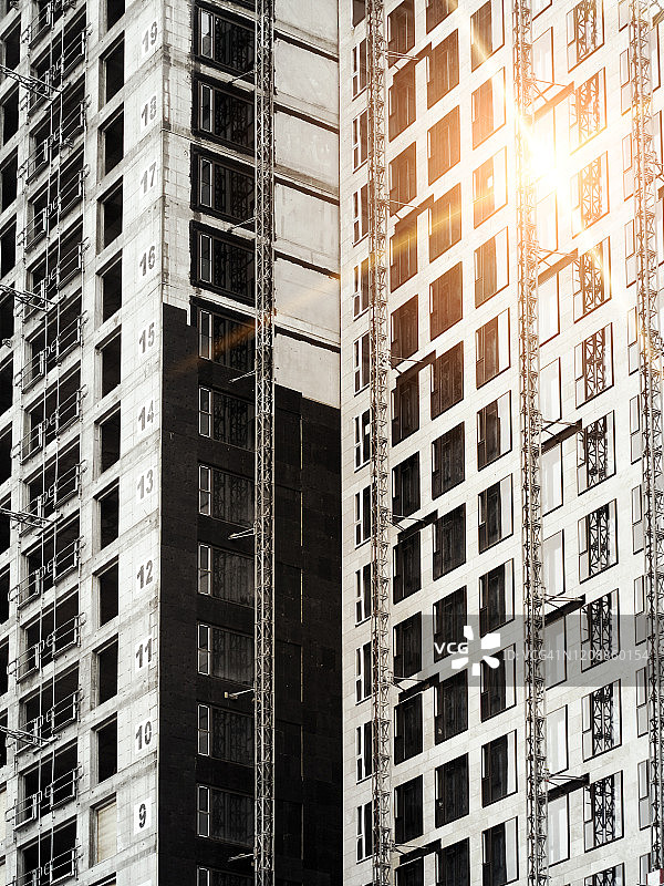 德国西柏林高层建筑的建造图片素材