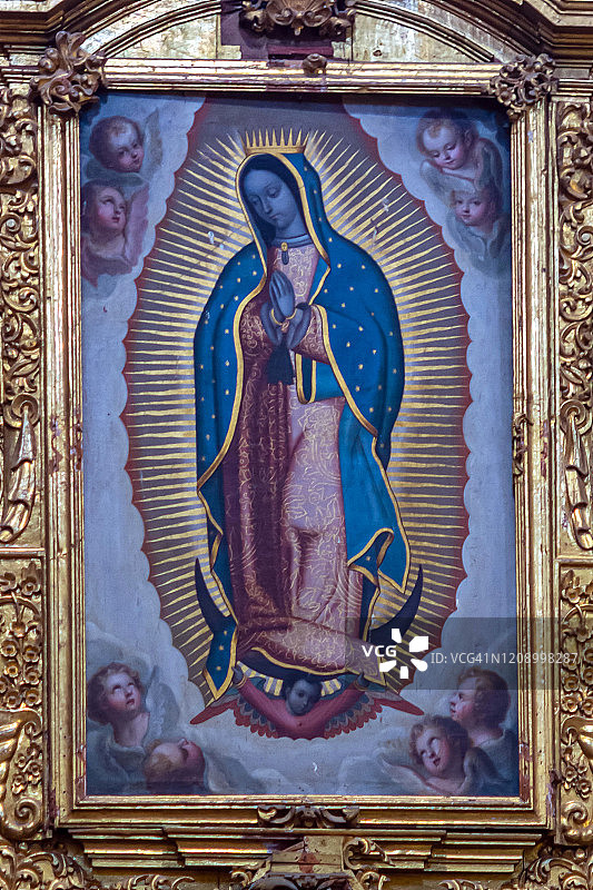 瓜达卢佩圣母像图片素材