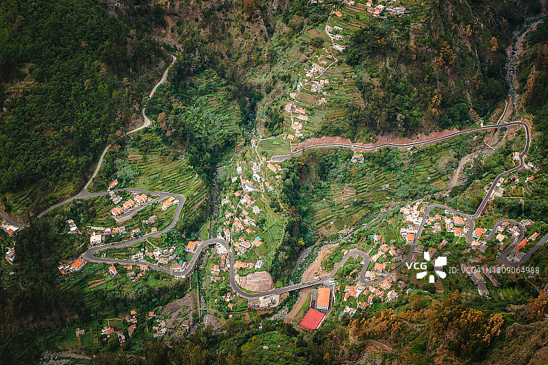葡萄牙马德拉岛山脉美景图片素材
