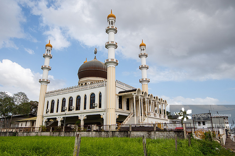 锡瓦清真寺，帕拉马里博，苏里南图片素材