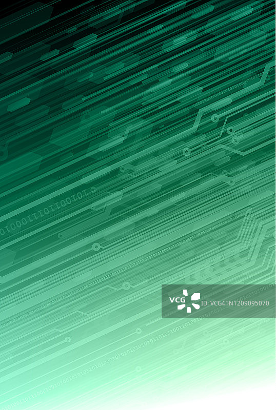 抽象绿色数码背景图片素材