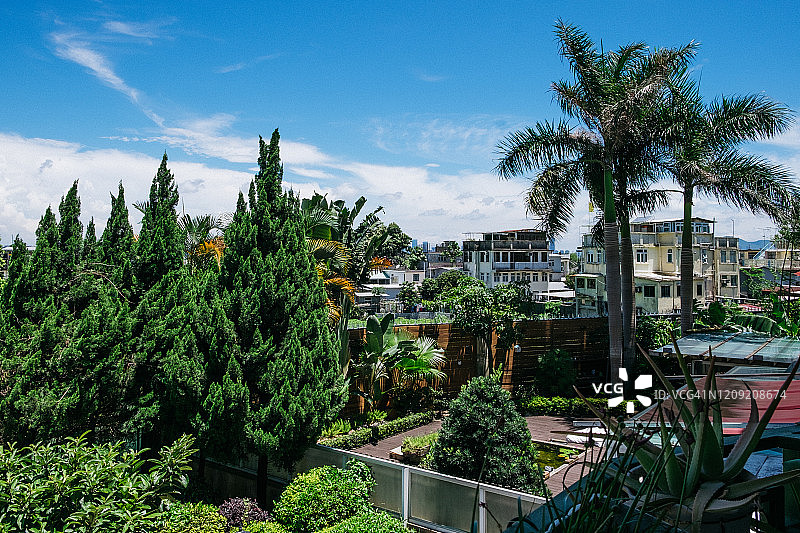 流浮山的晴天图片素材