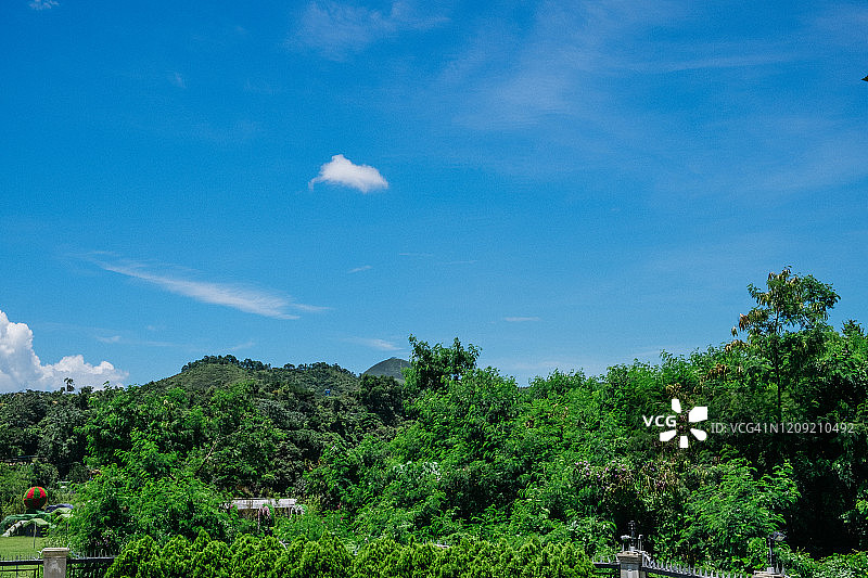 流浮山的晴天图片素材