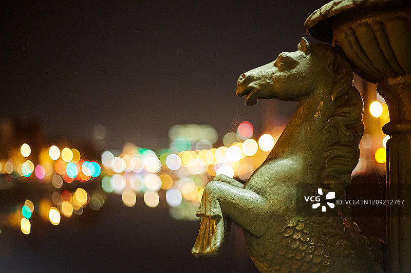 爱尔兰都柏林市的格拉attan桥图片素材