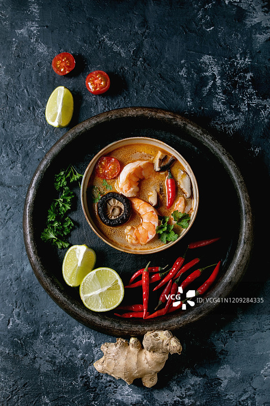 泰式冬阴功汤图片素材