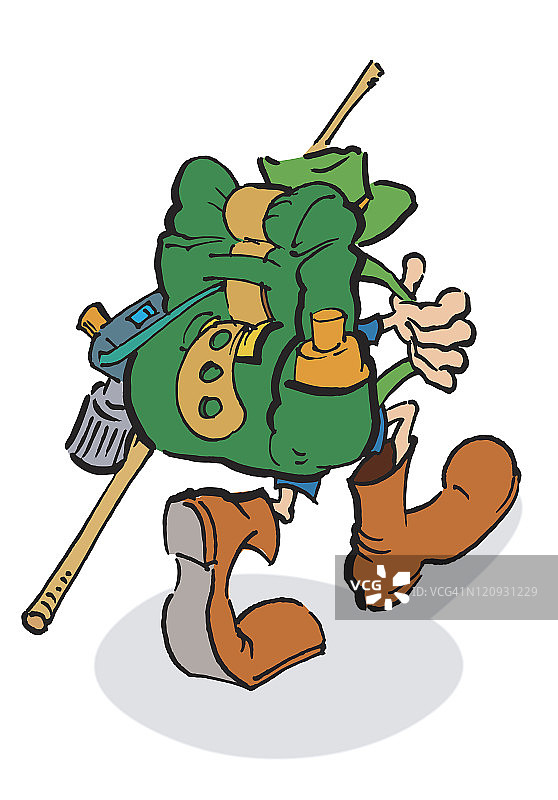 旅途中的旅行者图片素材