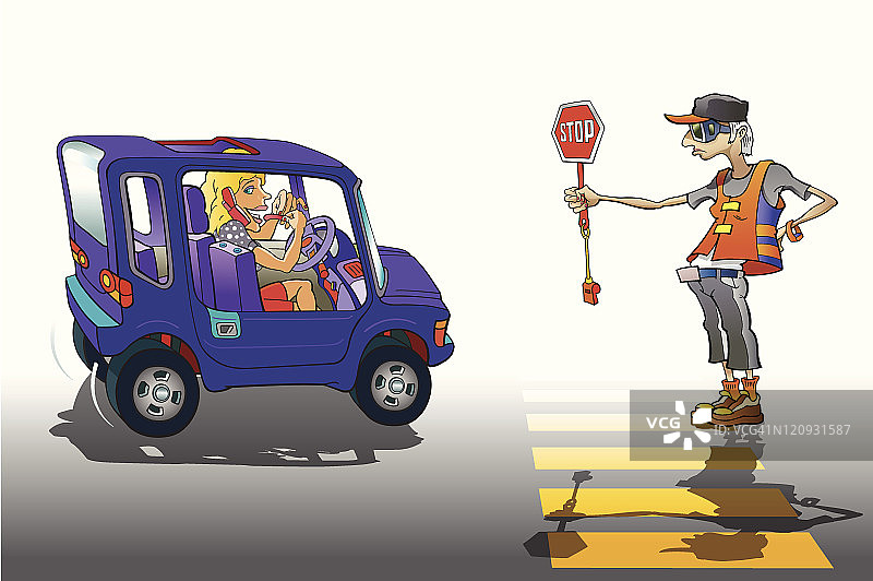 学校交通管理员II图片素材