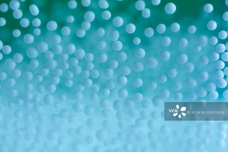 大量聚苯乙烯球图片素材