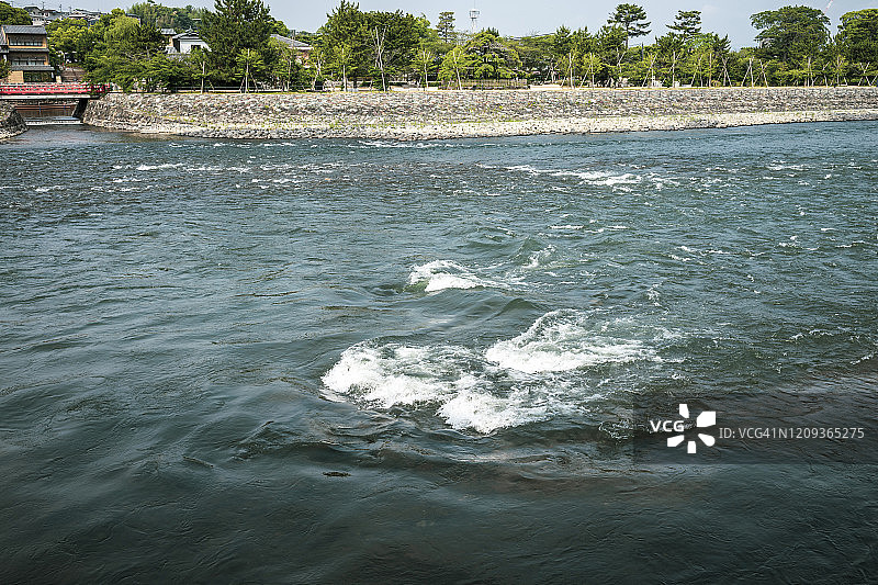 老城河畔风光图片素材
