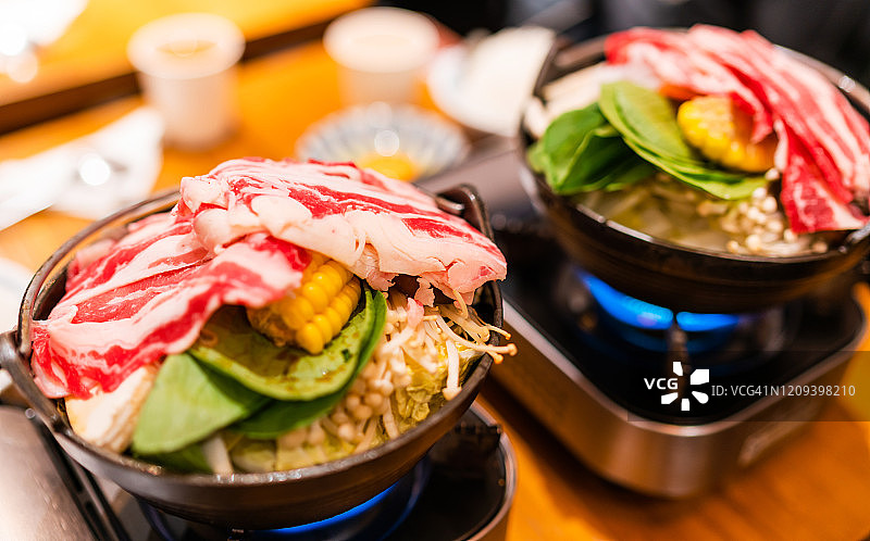 日式煮火锅图片素材