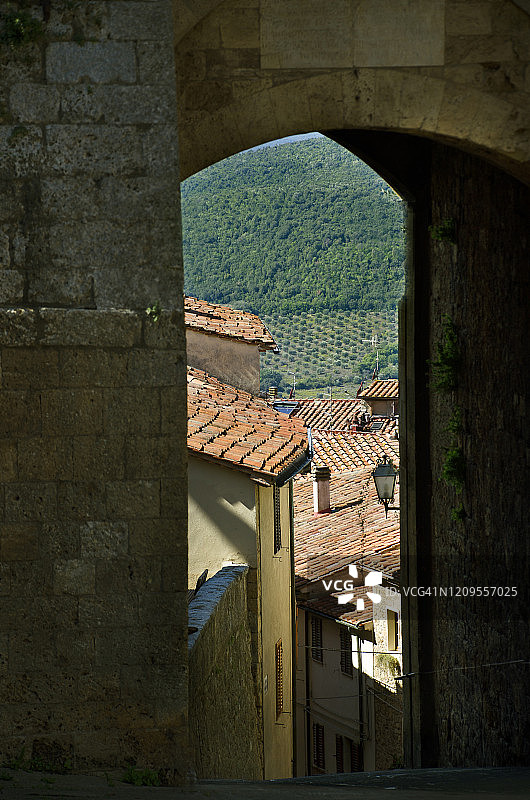 马萨马里蒂玛的中世纪建筑图片素材