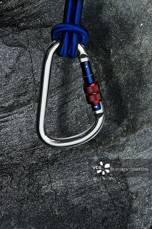 铝制登山扣图片素材