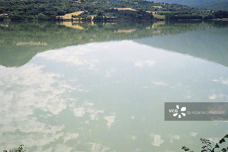 湖滨水景图片素材