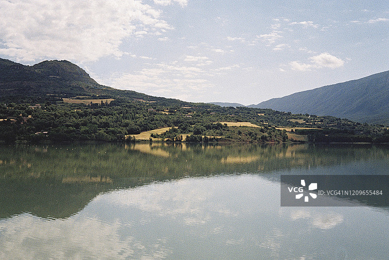 湖滨水景图片素材