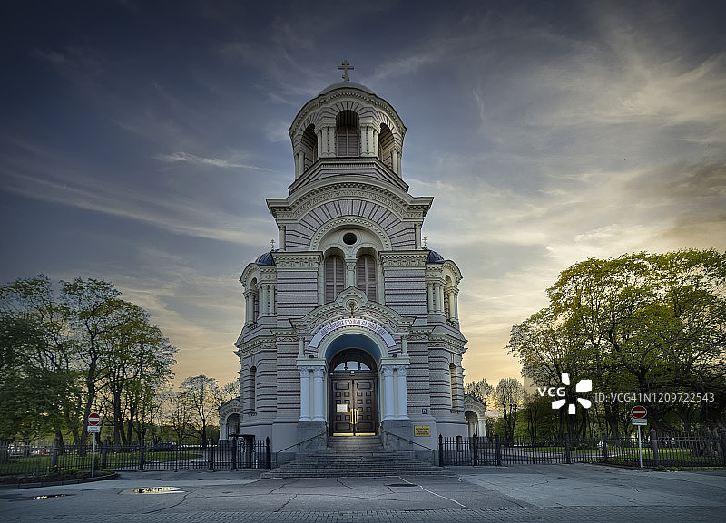 拉脱维亚里加主教座堂图片素材