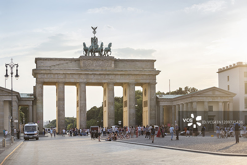 德国柏林勃兰登堡门图片素材