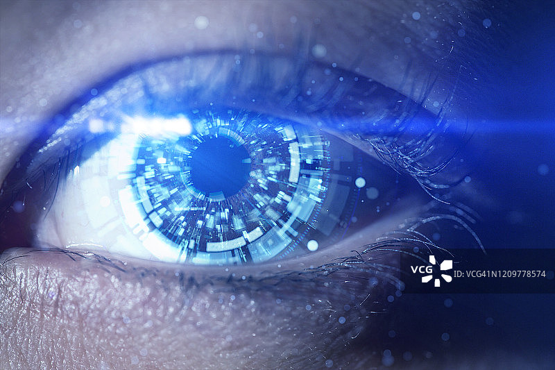 未来主义机器眼图片素材