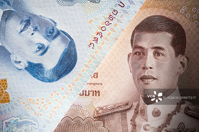 泰国50及1000泰铢纸币图片素材