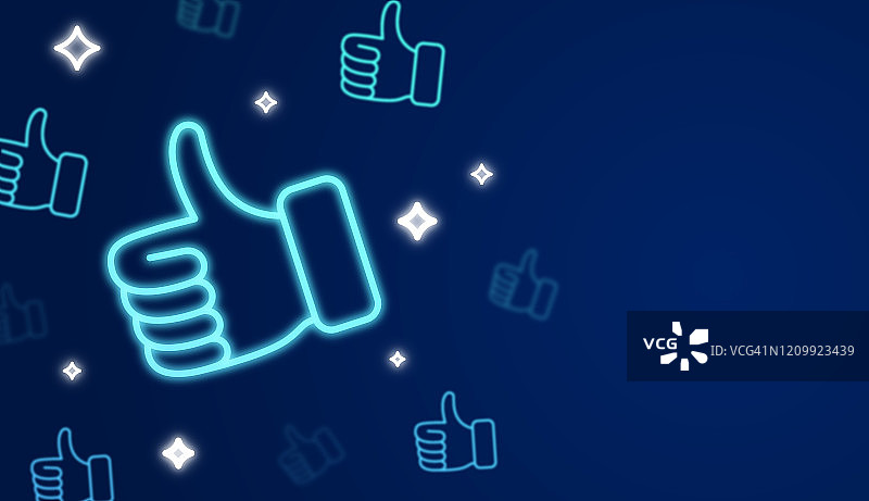 社交媒体点赞背景图片素材