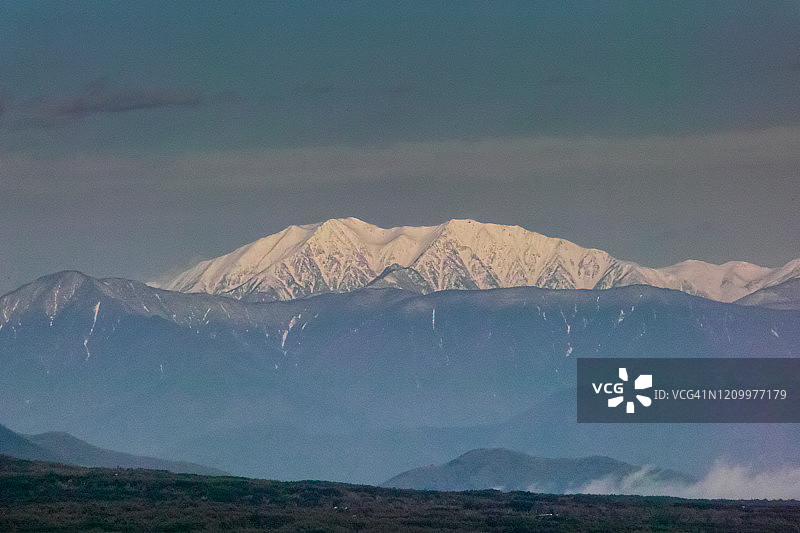 赤石山脉景观图片素材