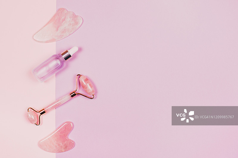 面部护理按摩概念图片素材